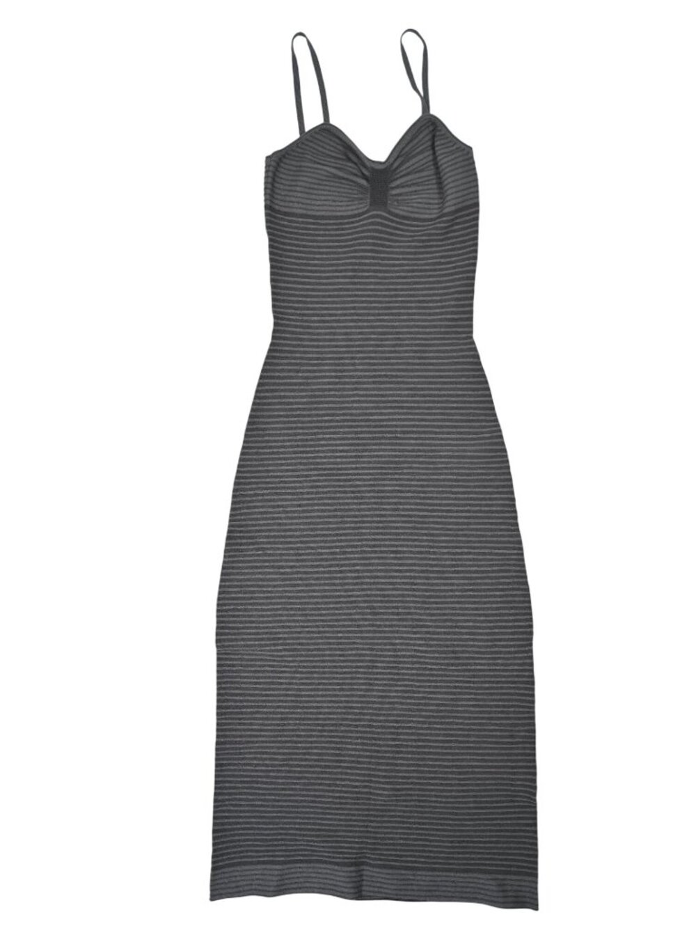 Of Planet Earth The Snatch Dress in Charcoal Ash